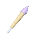 thumbnail image 2 of Purple Slow Rising Ice Cream Pen Topper Squishy Toy For Stress Relief, Sensory Fidget Desk Toy With Soft Pu Material, Kawaii Design Novelty Gift For Focus And Anxiety Relief (0.71Oz), 2 of 3