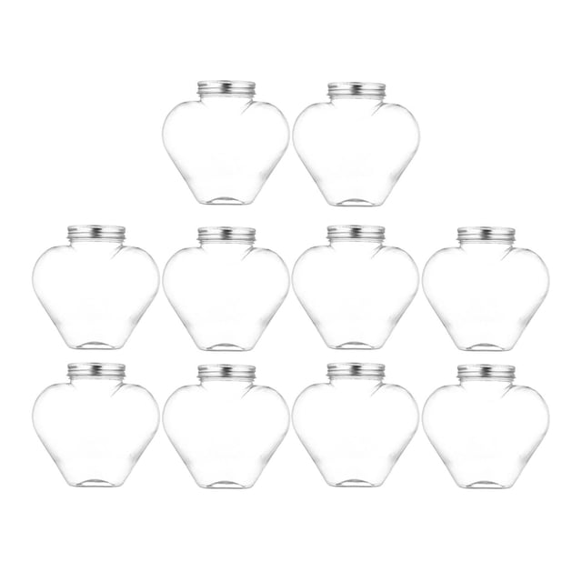 10 Botellas de Jugo Vacías, Recipientes para Bebidas, Recipientes de Dibujos Animados para Beber Té
