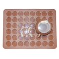 thumbnail image 2 of Macaron Silicone Baking Mold Set, Macaron Baking Molds, French Macaron Baking Pans, Cupcakes, Desserts, 2 of 7