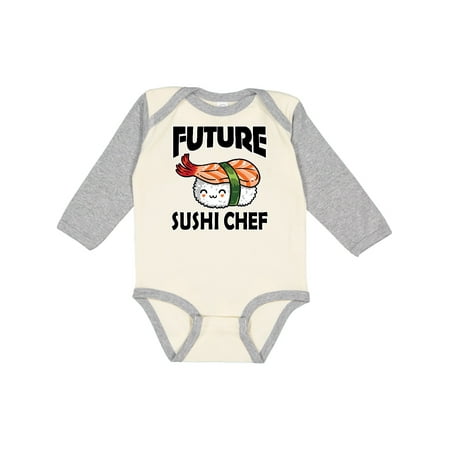 

Inktastic Future Sushi Chef Baby Clothes Gift Baby Boy or Baby Girl Long Sleeve Bodysuit