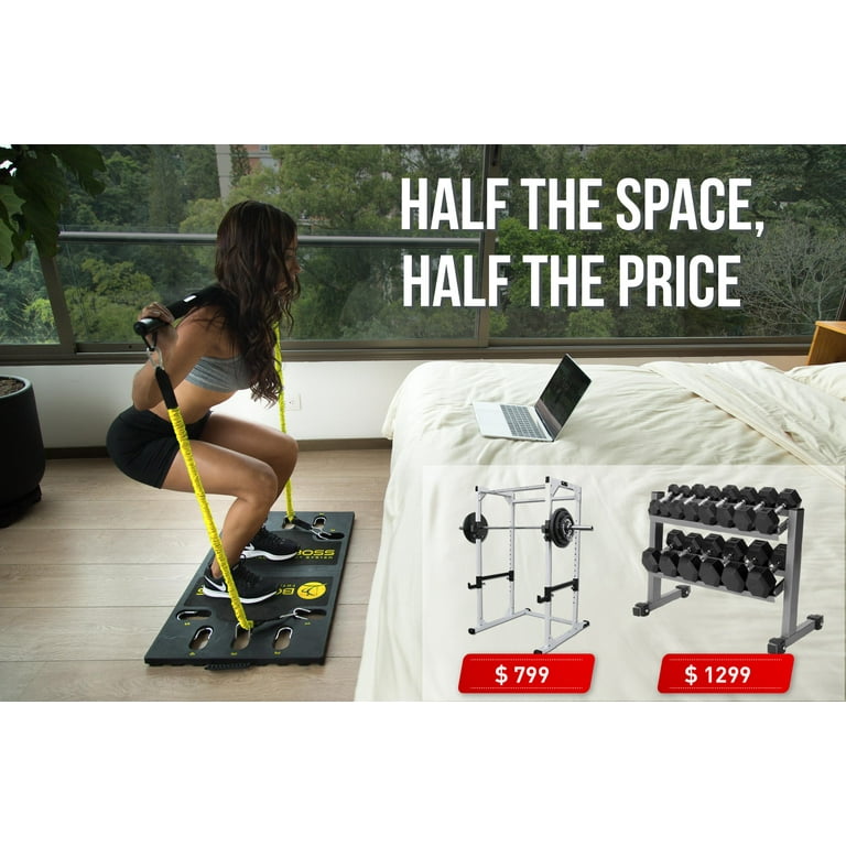 BodyBoss 2.0 - Full Portable Home Gym Workout Package + Resistance Bands - Collapsible Resistance Bar, Handles - Full Body Workouts for Home, Travel or Outside - Yellow (extra bands) - Walmart.com BodyBoss 2.0 - Full Portable Home Gym Workout Package + Resistance Bands - Collapsible Resistance Bar, Handles - Full Body Workouts for Home, Travel or Outside - Yellow (extra bands) - Walmart.com