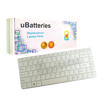 - UBatteries Laptop Keyboard Sony VAIO VGN-NR VGN-NS - White