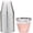 Silver Rim, variant on 250-Pack 9oz Clear Plastic Cups - Durable Disposable Plastic Wine Glasses for Parties, Weddings, Catering - Heavy-Duty Cocktail and Beverage Cups - Small Fruit Punch Drinkware