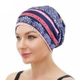 thumbnail image 3 of Turban pour Femmes Imprimé - Foulard Ethnique à la Mode Bonnet Chimio, 3 of 7