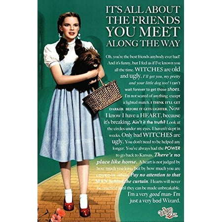 Wizard of Oz Movie Friends you Meet Quotes Lines from the ...