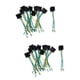 thumbnail image 1 of 20pcs Arnés Zócalo 4 piezas 4 Alambre Conectores DC 12V/24V 40A-80A para Automoviles Yotijar 4-Pin 4-Wire relé Sockets, 1 of 7