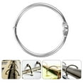 thumbnail image 1 of HIAKDOFT 12Pcs Small Metal Binder Rings Lightweight Portable Round Rings for Notepad Scrapbook Crafts, 1 of 7