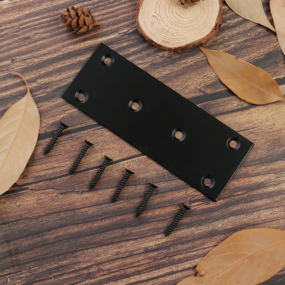 128x48mm Straight Bracket Stainless Steel Braces Furniture Brackets