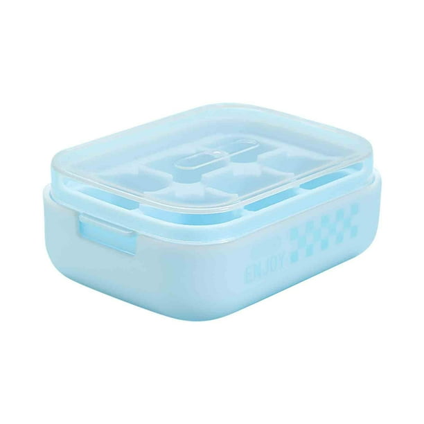 Molde redondo para hielo con 6 agujeros | Bandeja de silicona flexible para bolas de hielo de grado alimenticio | Máquina de hielo duradera y fácil de desmoldar para bebidas, cócteles, helados,