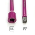 thumbnail image 3 of STEELMAN 60159 3/4-Inch Drive Dark Purple 350 ft-lb Torque Extension, 3 of 4