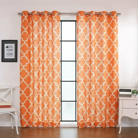 Best Home Fashion Linen Blend Moroccan Curtains (Best R Value Windows)