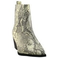 thumbnail image 2 of Matisse Womens Avery Snake Pointed Toe Cowboy  Ankle Boots, 2 of 7