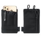 thumbnail image 3 of Mini billetera, organizador de bolígrafos y llaves, estuche para tarjetas, cuchillo, herramienta, linterna, paquete de almacenamiento para hombres, negro, 3 of 12