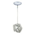 thumbnail image 3 of Jesco Lighting KIT-QAP405-WHSN Pulled Taffy White Glass Knot, Round, 3 of 7