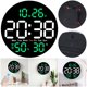 thumbnail image 5 of Reloj Despertador Con Indicador Temperatura Y Humedad Pared Calendario Alarmas Duales 10 Pulgadas, 5 of 9