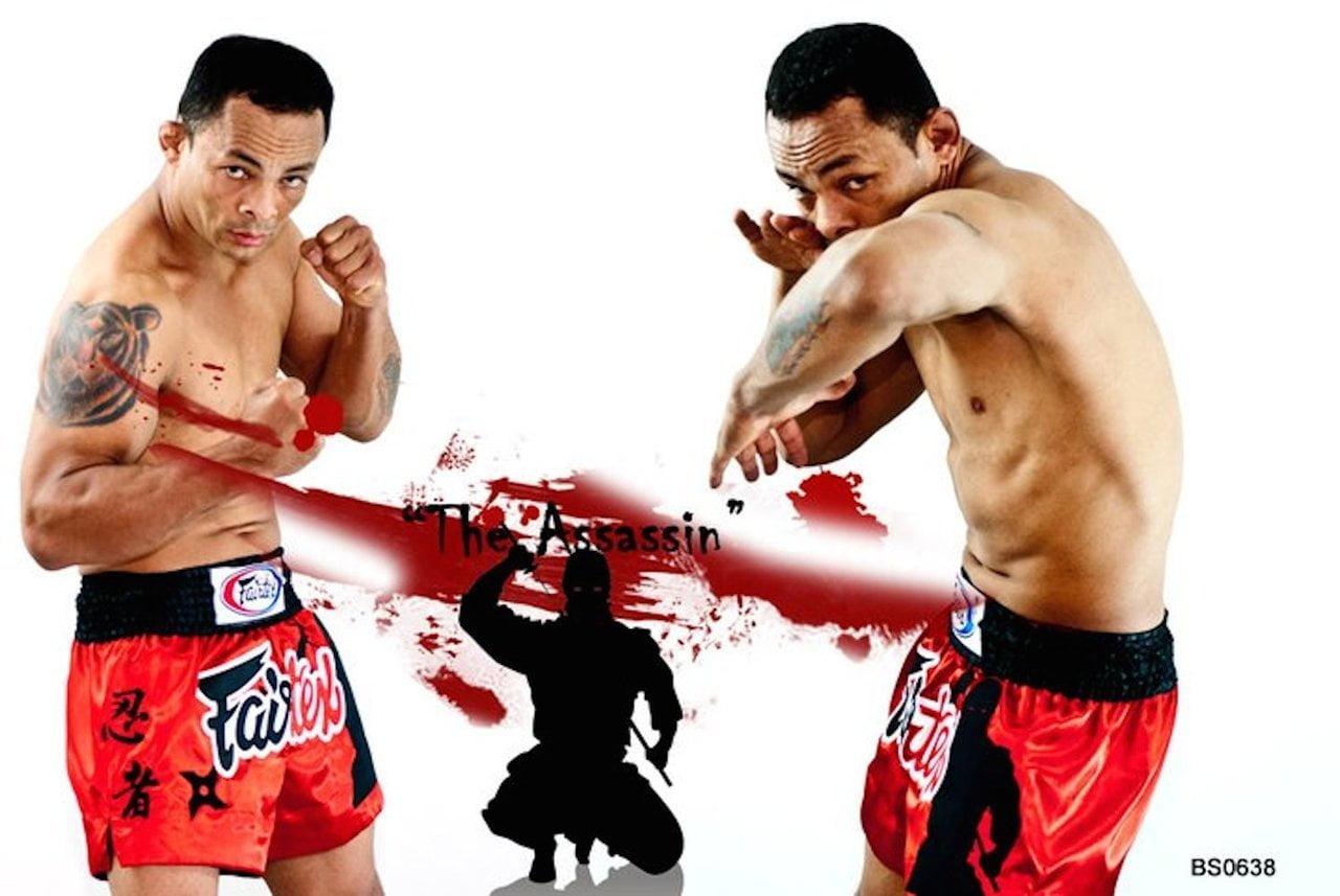 Fairtex "THE ASSASSIN" Muay Thai Kickboxing Shorts BS0638 