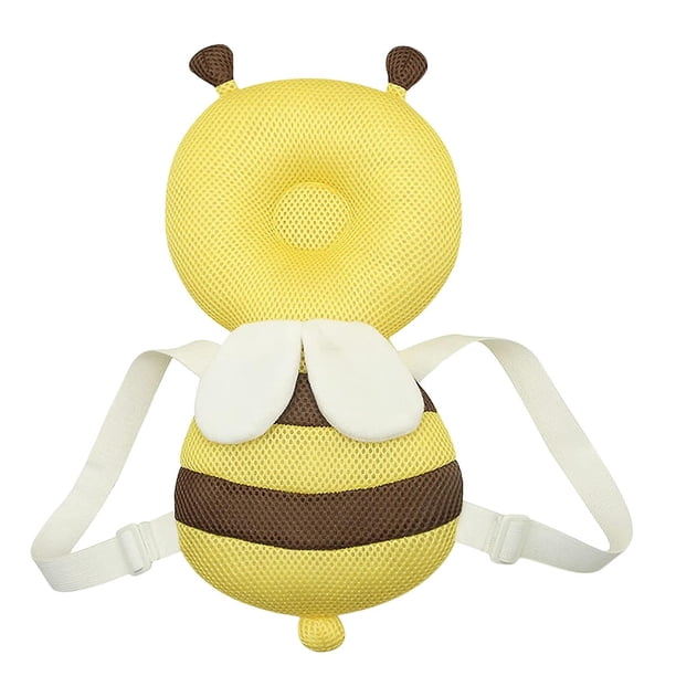 Almohadillas de seguridad para bebés, protectores de cabeza para bebés, protectores de protección contra caídas, protectores para la parte posterior de almohada antichoque para bebés, niños pequeños, Feliz Sencillez