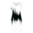 thumbnail image 3 of Dress for Women Short-sleeved V-neck Summer Print Casual Dress, 3 of 5