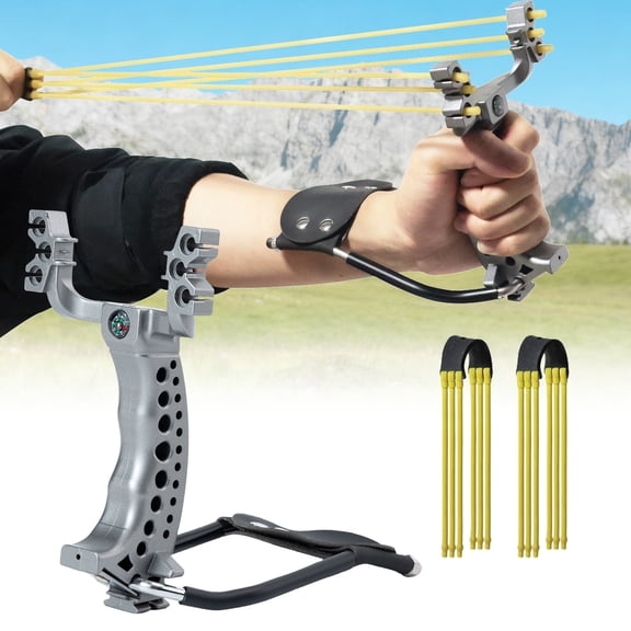 Runzkzy Multifunctional Shooting Fish Slingshot Powerful Catapult Hunting SlingShot