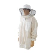 Beekeeping Anti Bee Suit 3 Layer Mesh Breathable Ventilated Protective Clothing Bee Jacket with Removable Safty Veil Hat Suits ,Comprehensive Protection