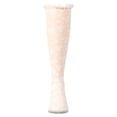 thumbnail image 6 of MeMoi Girls Floral Lace Mesh Knee High Sock - Girls - Female, 10, Winter White, 6 of 10