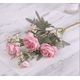 thumbnail image 1 of Xiao Hua 3 rosas artificiales, flores falsas, flores artificiales para decoración de bodas, rosa, 1 of 5
