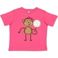 thumbnail image 3 of Inktastic Cute Volleyball Girl Monkey Girls Toddler T-Shirt, 3 of 5