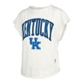 thumbnail image 2 of Women's Pressbox  Cream Kentucky Wildcats Nelson Movement Open Back Slub T-Shirt, 2 of 3