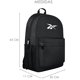 thumbnail image 3 of Mochila Reebok Backpack Negra Casual Con Compartimiento Para Laptop, 3 of 3
