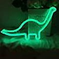thumbnail image 4 of vertlumire Non Led Signe De Dinosaure En Forme De Dcor Lumire, Dcoration Murale Pour Nol, Fte D'anniversaire, Chambre D'enfants, Salle De Sjour, D, 4 of 5