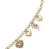 Gold-plated Whimsical Charm Bracelet, 7-