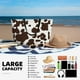 thumbnail image 5 of Fotbe Brown Cow Bolsa de Viaje para Playa - Resistente al Agua, Bolsa Tote de Gran Capacidad y Ligera con 7 Bolsillos para Mujeres y Hombres, 5 of 7
