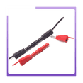 thumbnail image 4 of P7023 10 Unids/Lote ExtensióN Aislada PVC 4Mm Banana Enchufe Hembra una Hembra Adaptador Acoplador Conector Rojo Negro, 4 of 7