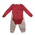 thumbnail image 2 of Carter's Baby Boy's 4-Piece Long Sleeve Bodysuits & Jogger Pants Set (The Happiest Camper, 0-3M), 2 of 2
