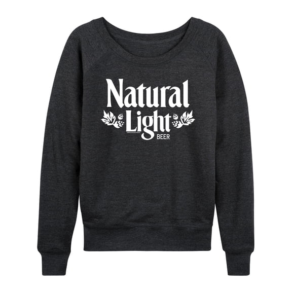 Natural Light - Logo - Women's French Terry Long Sleeve Shirt