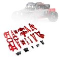 thumbnail image 5 of RC Car Accessories Metal Swing Arm Steering Cup Upgrade Set for Go 1/14 14209 14210 H14BM RC Car(Red), 5 of 5