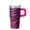 Texture-350, variant on Double Wall 20oz Geometric Pattern Insulated Tumbler, Stainless Steel Travel Coffee Mug with Handle Leak Proof with Straw