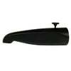 Westbrass D3111-62 8-1/2" Reach Brass Tub Spout with Rear Diverter, Matte Black