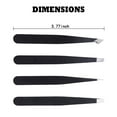 thumbnail image 5 of Kayannuo Christmas Eyebrow Tweezers Set 4 Piece Professional Stainless Steel Hair Plucker For women, 5 of 8