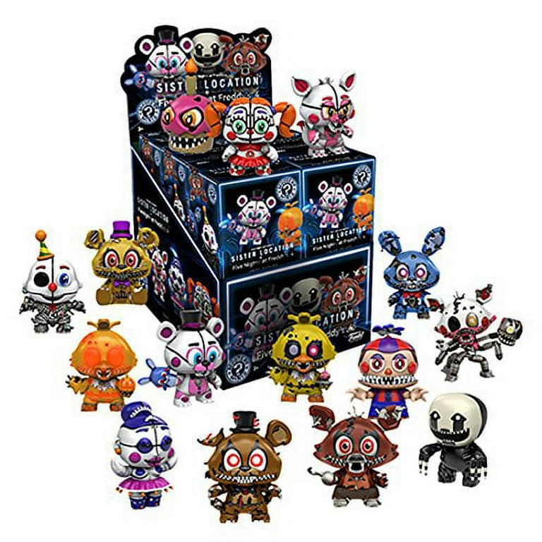 ゲームキャラクター Five Nights at Freddy's Mini Figure Funko Five Nights at Freddys Blacklight Chica, Foxy, Golden