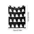 thumbnail image 4 of Halloween Ghost Throw Blanket 39 x 59 Inch,Soft Flannel Fleece Blanket for Sofa Couch Bed,Cozy Nap Blanket for Halloween Home Office Travel Decor, 4 of 7