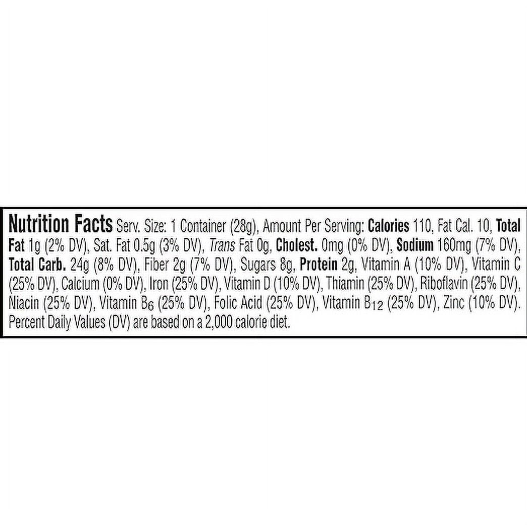 Kellogg's Apple Jacks Reduced Sugar Cereal Bowl, 1 Ounce (Pack of 96)