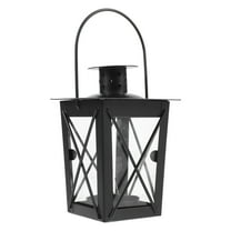 Vintage Wrought Iron Candle Candles Lantern Wedding Decor Black