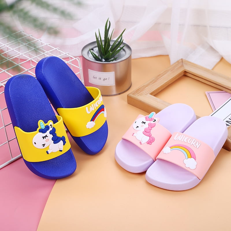 boys and girls Im a Unicorn Slide Sandals Indoor & Outdoor Slippers Shoes for kids