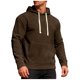 thumbnail image 2 of pstuiky camisas de manga larga para hombre, Sudadera con capucha de manga larga para hombre, informal, holgada, de color liso, para deportes al aire libre, con bolsillo y cordón camisetas de hombre s, 2 of 6