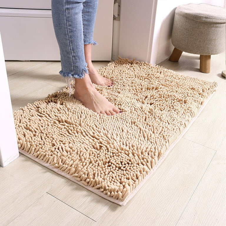 Bathroom Rugs Bath Mat Soft And Comfortable,Puffy And Durable Thick Bath  Mat,Machine Washable Bathroom Mats,Non-Slip Bathroom Rugs For Shower And