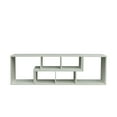 thumbnail image 2 of Double L-Shaped Tv Stand，Display Shelf,Bookcase For Home Furniture,White, 2 of 9