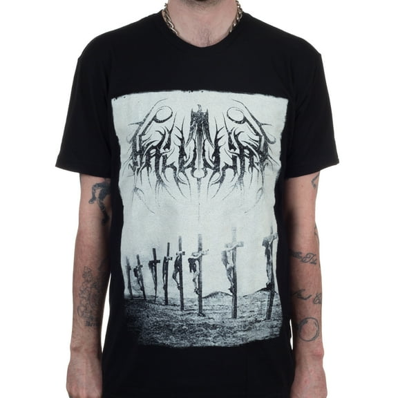 Fallujah Men's Crucifixion Slim-Fit T-Shirt Black M