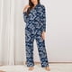 thumbnail image 2 of Fotbe Dragons Conjunto de Pijama de Manga Larga para Mujer con Estampado, Ropa de Dormir de 2 Piezas, Conjunto de Casa Suave y Cómodo con Bolsillos-Medium, 2 of 7