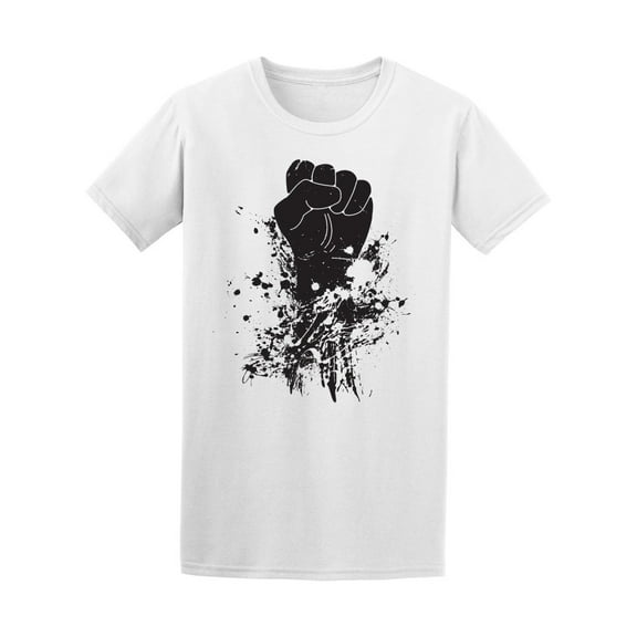 Grunge Fist Paint Splash Tee Men's -Image by Shutterstock